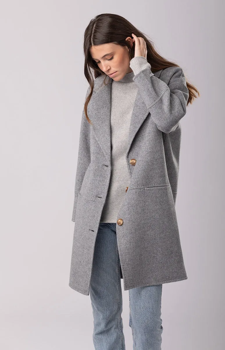 -cappotto donna grigio