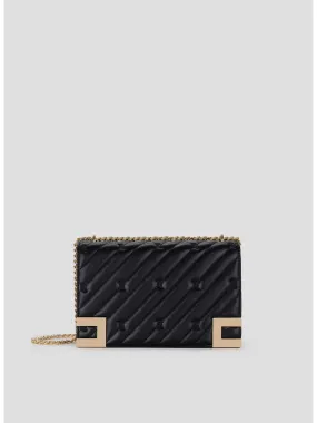     -ELISABETTA FRANCHI    -BORSA GRANDE MATELASSÉ CON TRACOLLA-