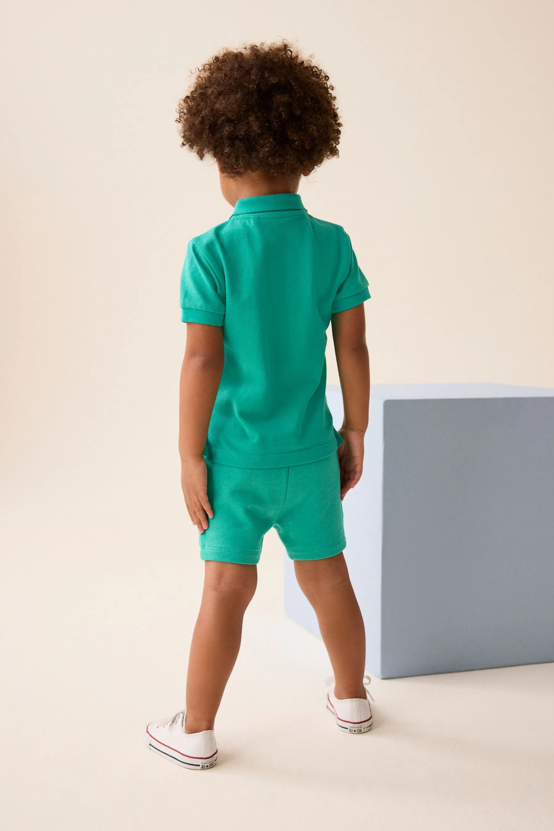 100% Cotton Short Sleeve Polo and Shorts Set (3mths-7yrs)    
