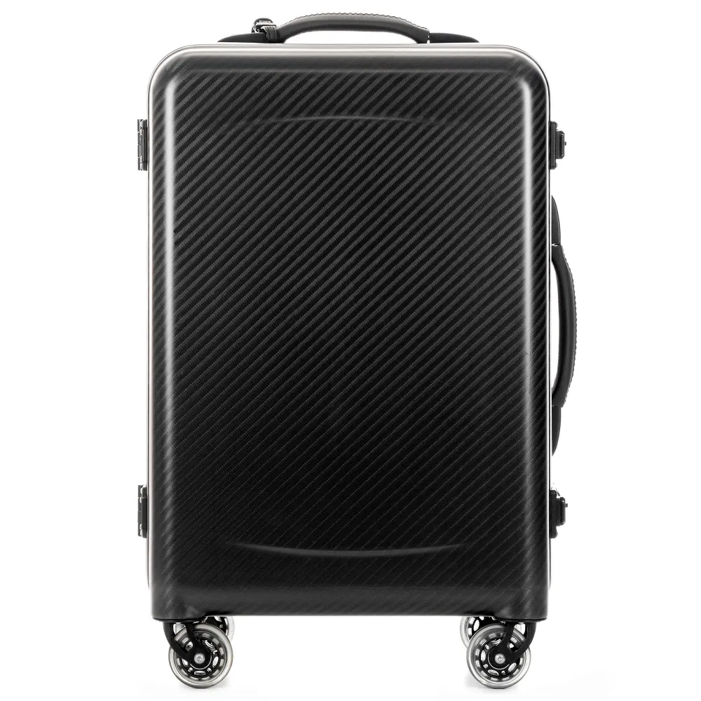Avvenice - Horizon L - Trolley in Fibra di Carbonio - Nero - Handmade in Italy - Exclusive Luxury Collection