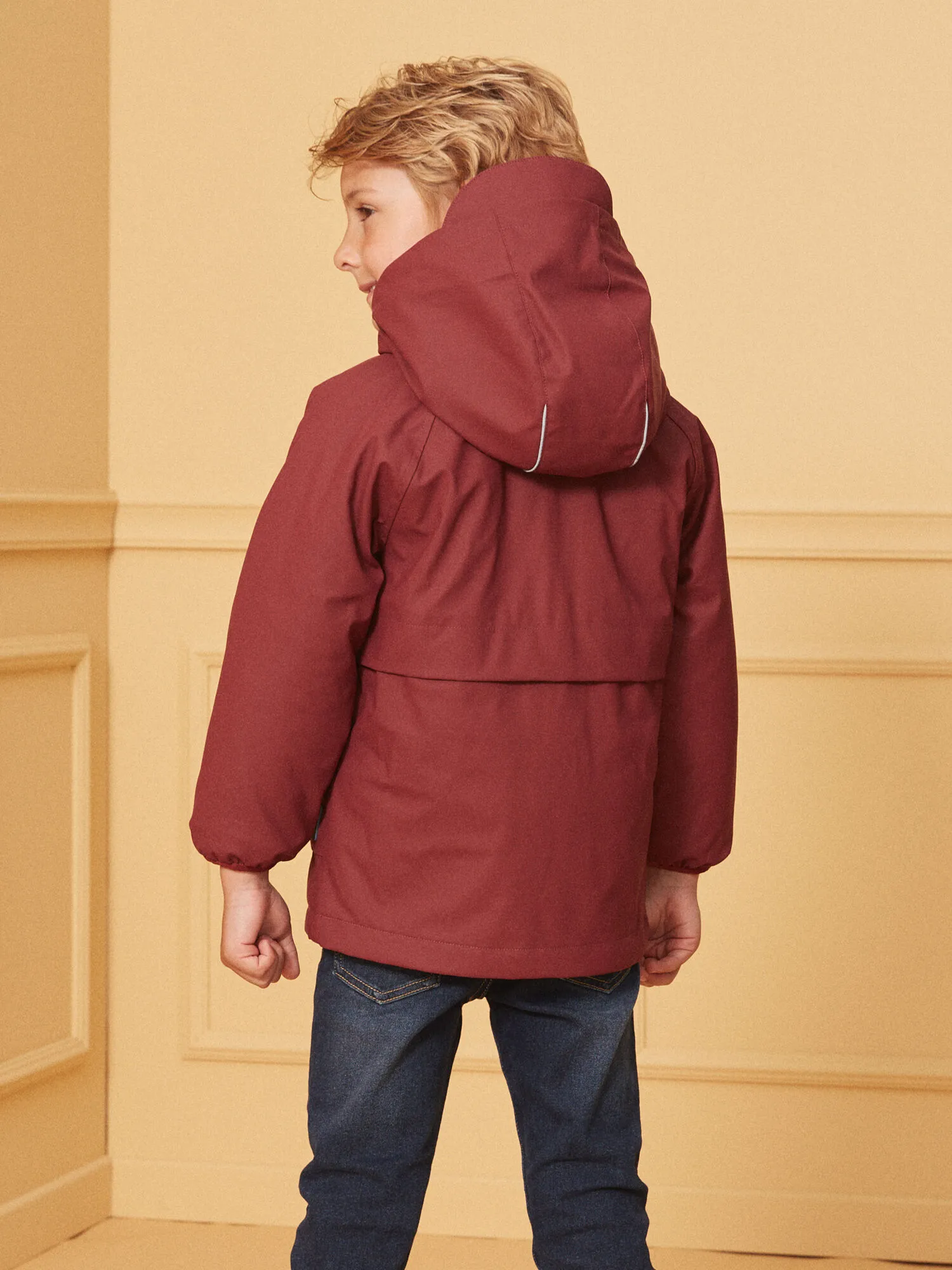 Burgundy RAINCOAT    