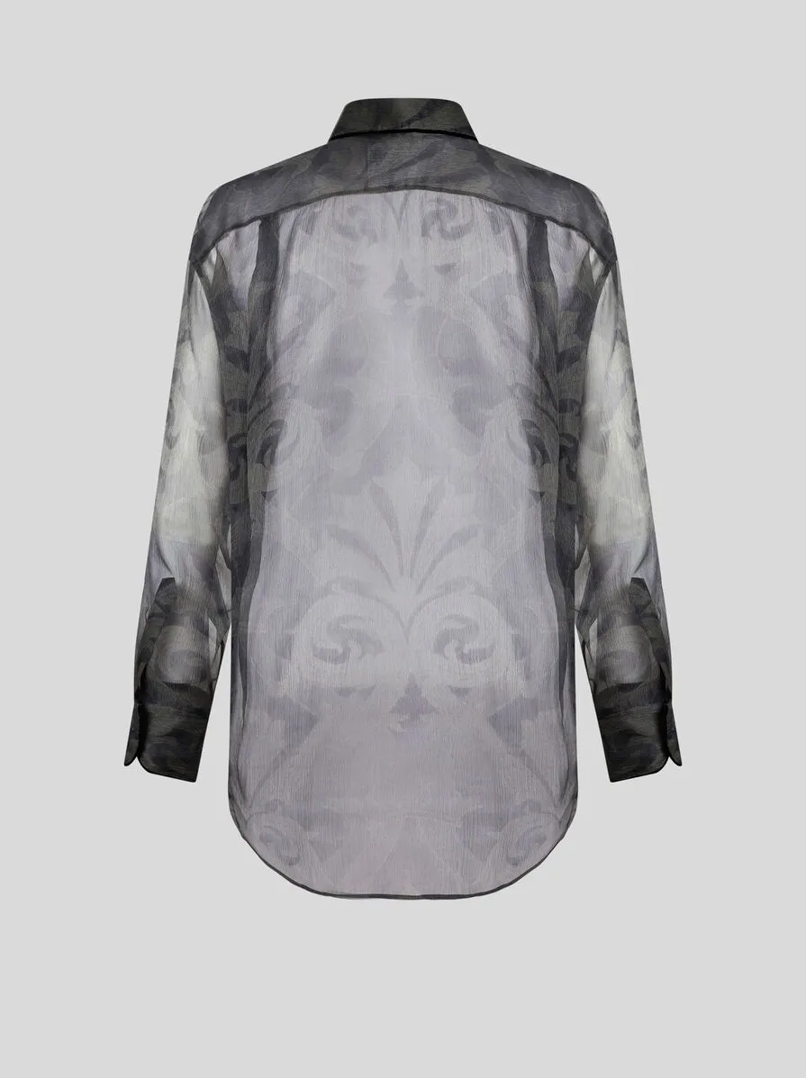 CAMICIA IN SETA STAMPATA