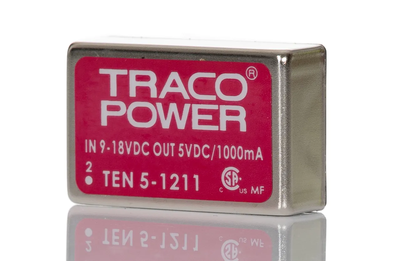 Convertitore c.c.-c.c. 6W, Vin 9 → 18 V c.c., Vout 5V cc, 1.5kV cc