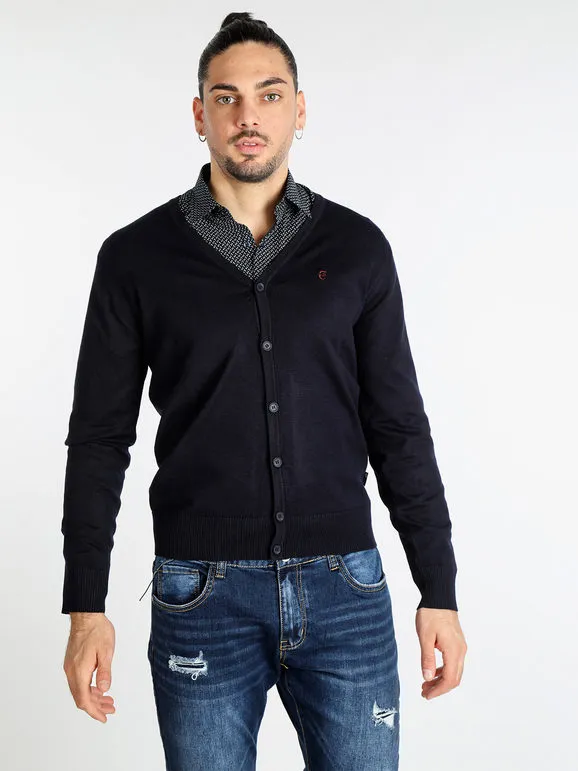 Coveri Moving Cardigan tricoté homme avec boutons
