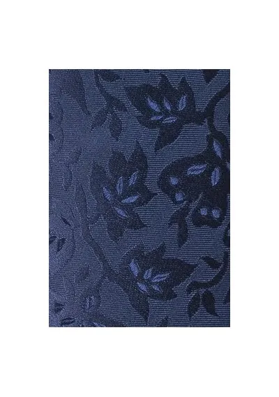 Cravatta con motivo a viticcio blu navy