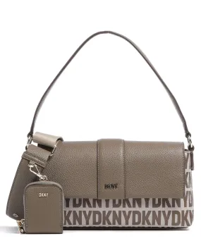  DKNY Chriselle Borsa a spalla pelle sintetica marrone  