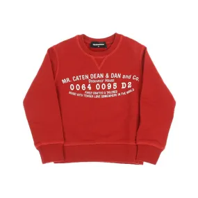  FELPA DSQUARED. ROSSO 