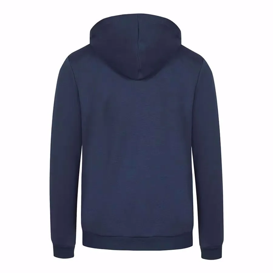 FELPA FULL ZIP DA UOMO LE COQ SPORTIF FZ HOODY PRESENTATION COT.DRESS BLU