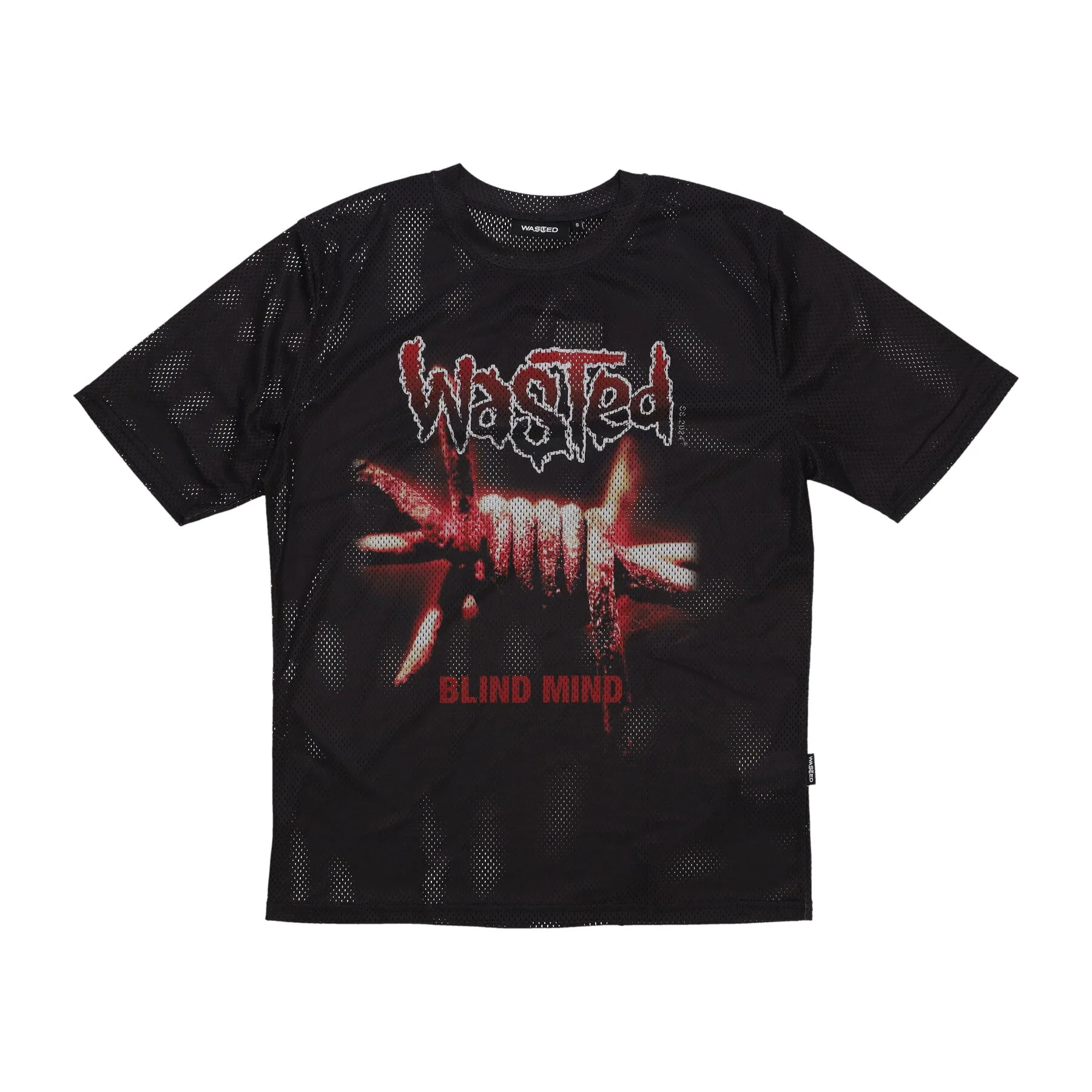 Maglietta Uomo Mesh Blind Tee Black