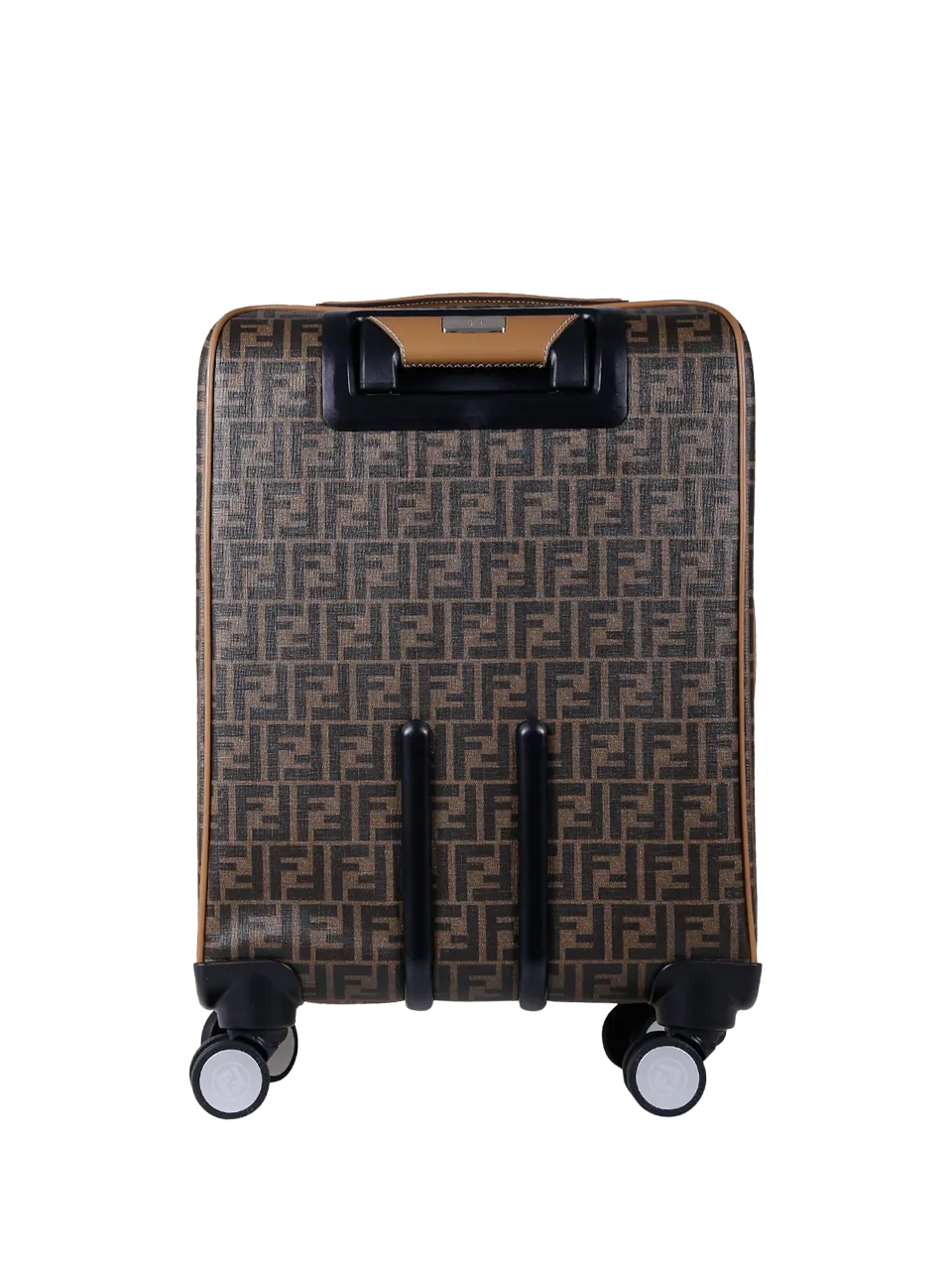 MEN FENDI BROWN FABRIC TROLLEY