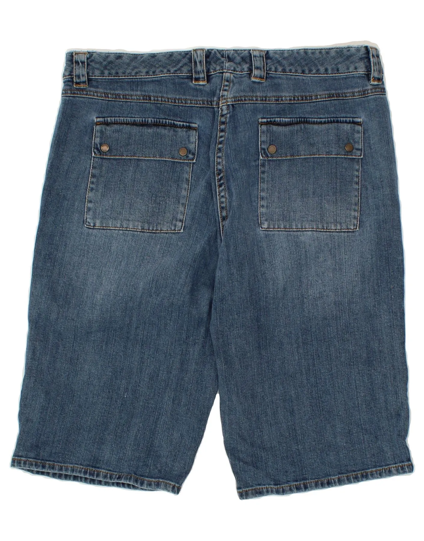 MICHAEL KORS Womens Bermuda Denim Shorts US 12 Large W36 Blue Cotton