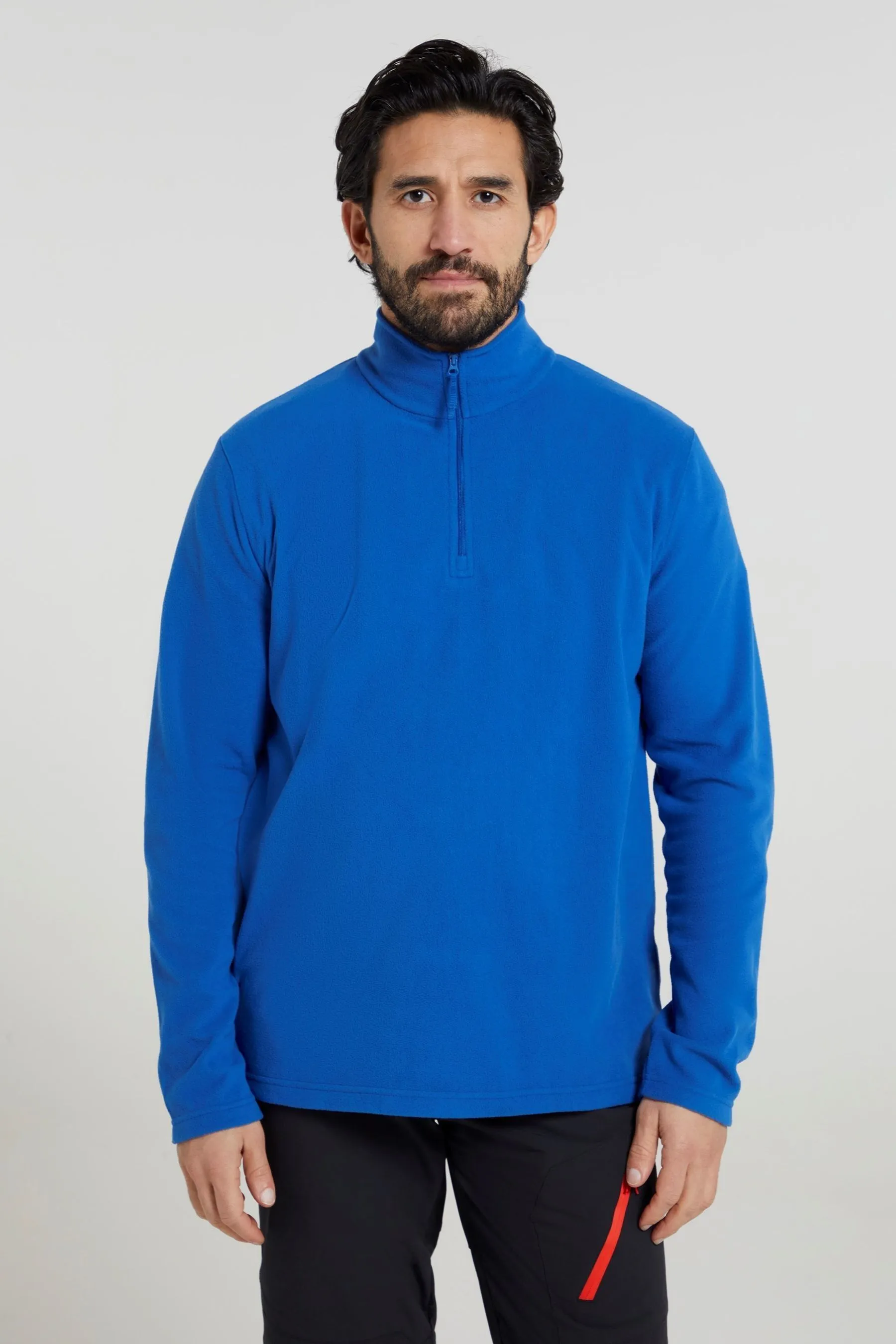 Mountain Warehouse Uomo - Camber - Pile con mezza zip