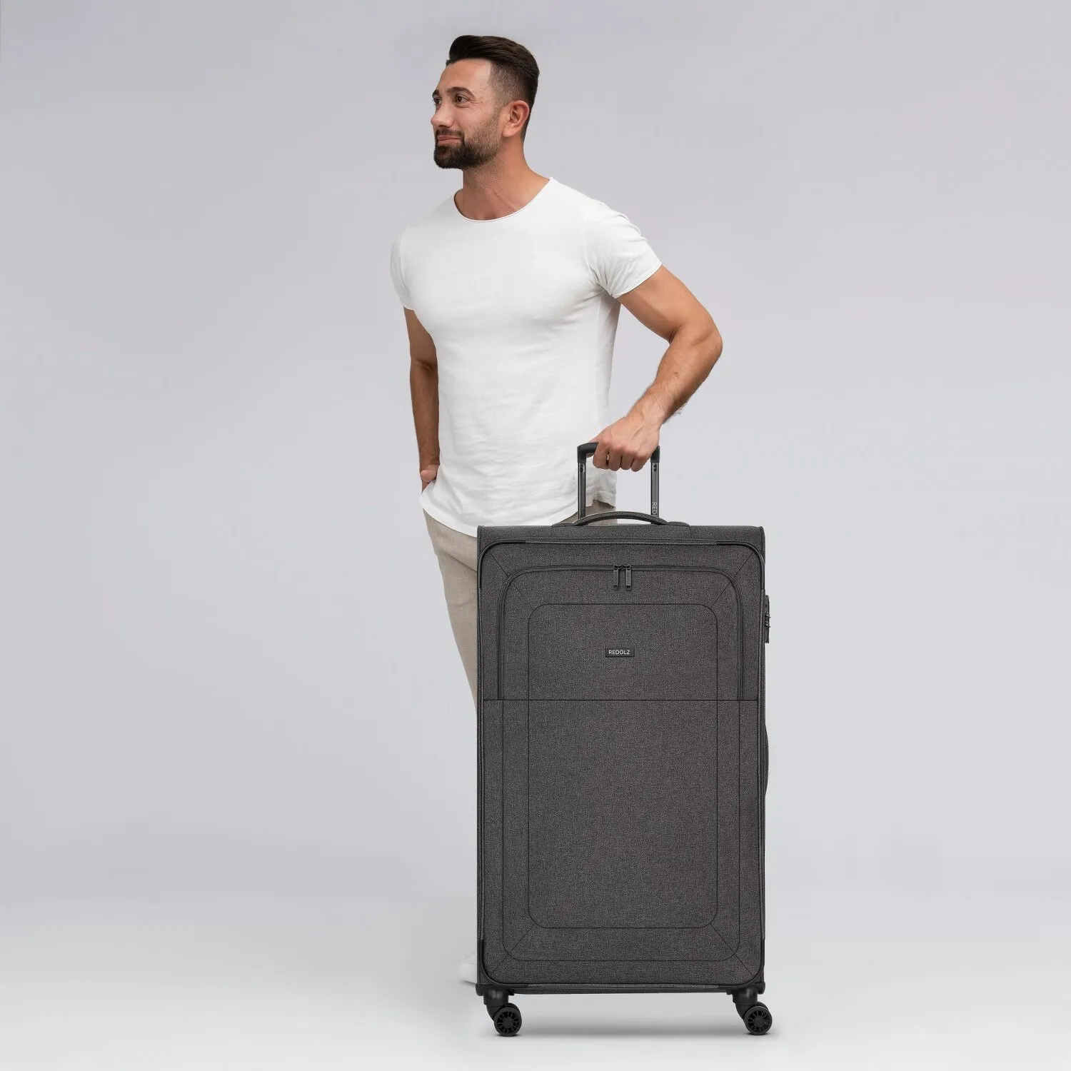 Redolz Trolley Essentials a 4 ruote XL 90 cm molto grande formato speciale