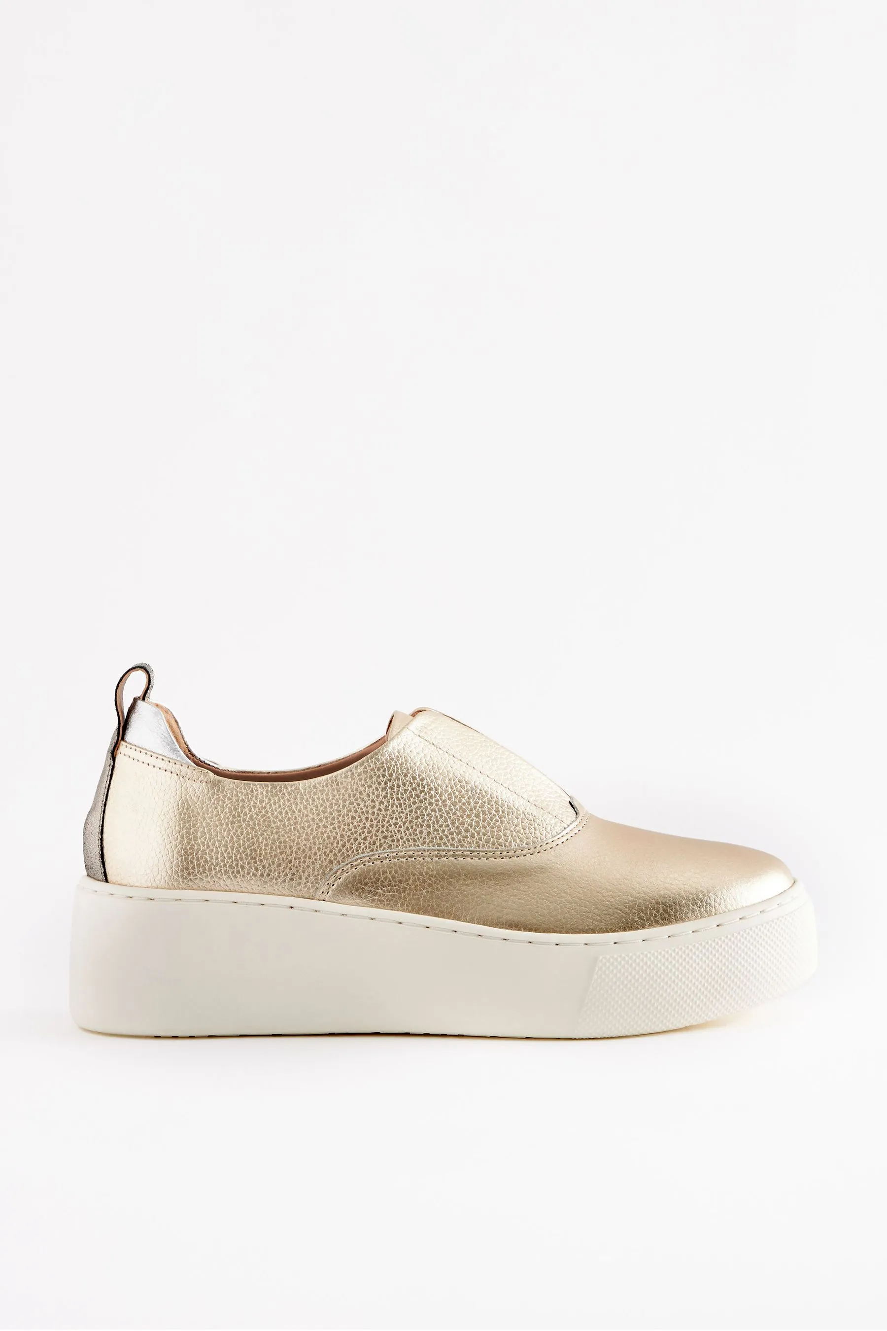 Signature Forever® Comfort Leather Chunky Wedge Platform Scarpe da ginnastica    