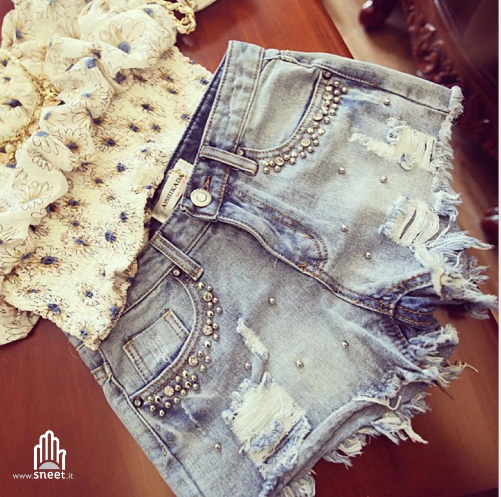Worn out shorts